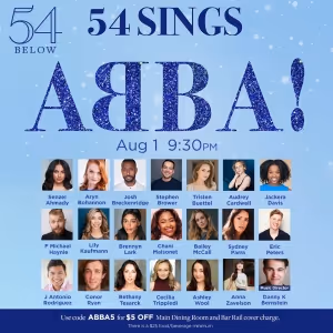 Brennyn Lark, F. Michael Haynie, Anna Zavelson, and More Will Sing ABBA at 54 Below