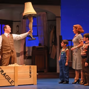 Exclusive Photos: Jim Stanek, Jenn Gambatese, & More in A CHRISTMAS STORY at…