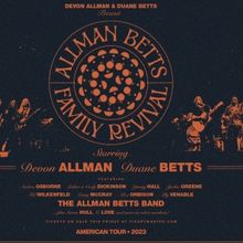 Allman Betts Family Revival Kicks Off November 25; Adds Special Guests To Select…