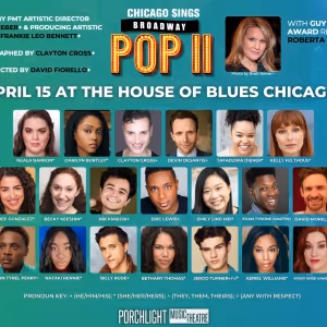 Cast Set For CHICAGO SINGS BROADWAY POP II at Porchlight Music Theatre