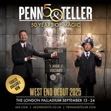 Penn & Teller Will Perform a London Residency Next Year
