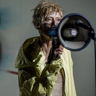 Photos: Tilda Swinton in MAN TO MAN at the Royal Court Theatre