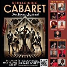REIMAGINING CABARET – THE GENRES EXPLORED Debuts at Freedom Hall In May