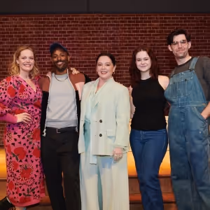 Melissa McCarthy Visits ALL THE WORLD'S A STAGE at Keen Company