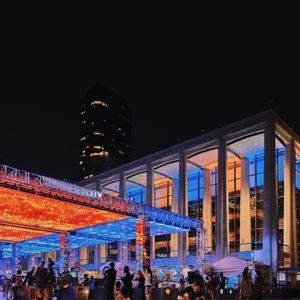 Photos: Lincoln Center Lights Up for New York Knicks