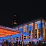 Photos: Lincoln Center Lights Up Blue and Orange For the New York Knicks