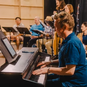 Photos: Go Inside Rehearsal For A GENTLEMAN'S GUIDE TO LOVE AND MURDER At Santa Fe…