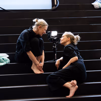 Photos: Cate Blanchett and Nina Hoss in Rehearsal For ELEKTRA/PERSONA at the National