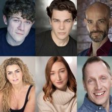 Cast Set For THE TAILOR-MADE MAN at the Stage Door Theatre in Drury Lane