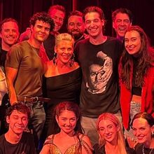 Photos: P!nk Poses With the Cast of MASQUERADE Under the Iconic Chandelier