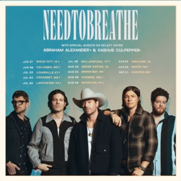 NEEDTOBREATHE Announces New Summer Shows Photo