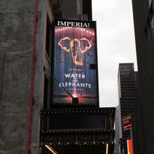 Up on the Marquee: WATER FOR ELEPHANTS