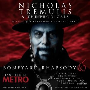 Nicholas Tremulis & The Prodigals Will Perform Benefit Concert for Collaboraction…