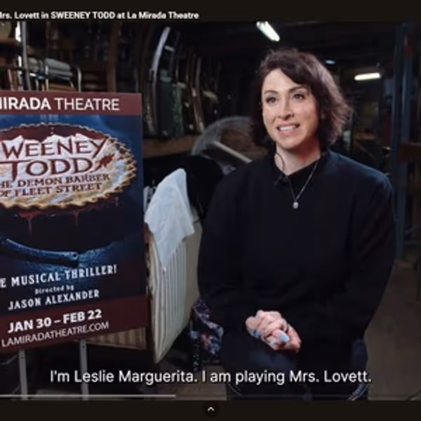 Video: Lesli Margherita On Playing 'Mrs. Lovett' In SWEENEY TODD At La Mirada Theatre - Los Angeles Theater Video