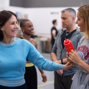 Photos: Inside Rehearsal For GREASE at the Dominion Theatre With Louise Redknapp and…