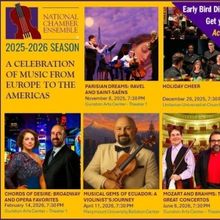 National Chamber Ensemble Reveals 19th Season: A Celebration of Music From Europe To