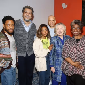 Photos: Hillary Clinton Visits PURPOSE on Broadway