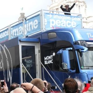 The John Lennon Educational Tour Bus In Collaboration With Dolby Institute At AME…