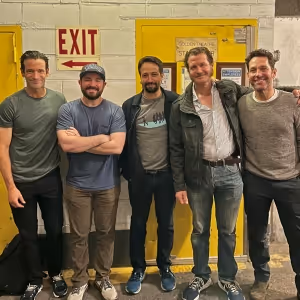 Photo: Paul Rudd & Lin-Manuel Miranda Visit THE SHARK IS BROKEN