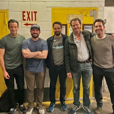 Photo: Paul Rudd &amp; Lin-Manuel Miranda Visit THE SHARK IS BROKEN