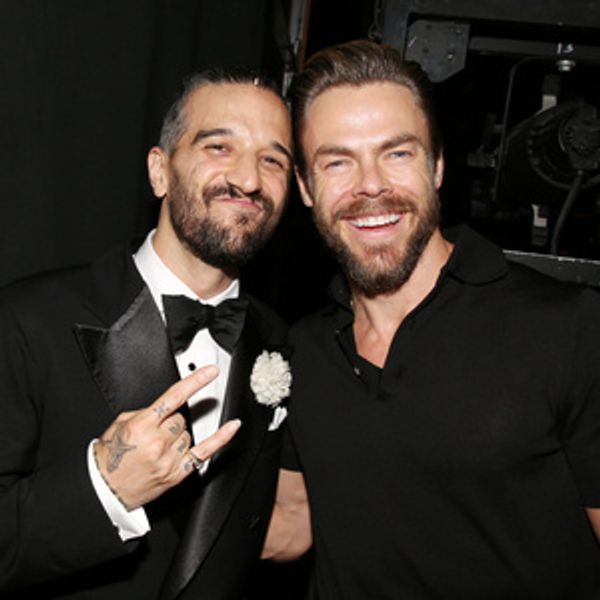 Photos: Derek Hough Visits Mark Ballas For His Return to CHICAGO on Broadway Photo