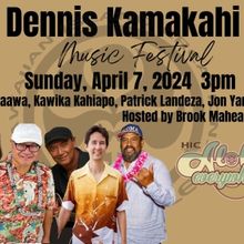 The Dennis Kamakahi Music Festival Comes to the Downey Theatre in April