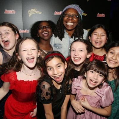Photos: Whoopi Goldberg &amp; ANNIE Cast Celebrate at Planet Hollywood NYC