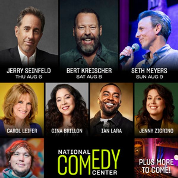 Jerry Seinfeld, Bert Kreischer & Seth Meyers to Headline National Comedy Center Festi Photo