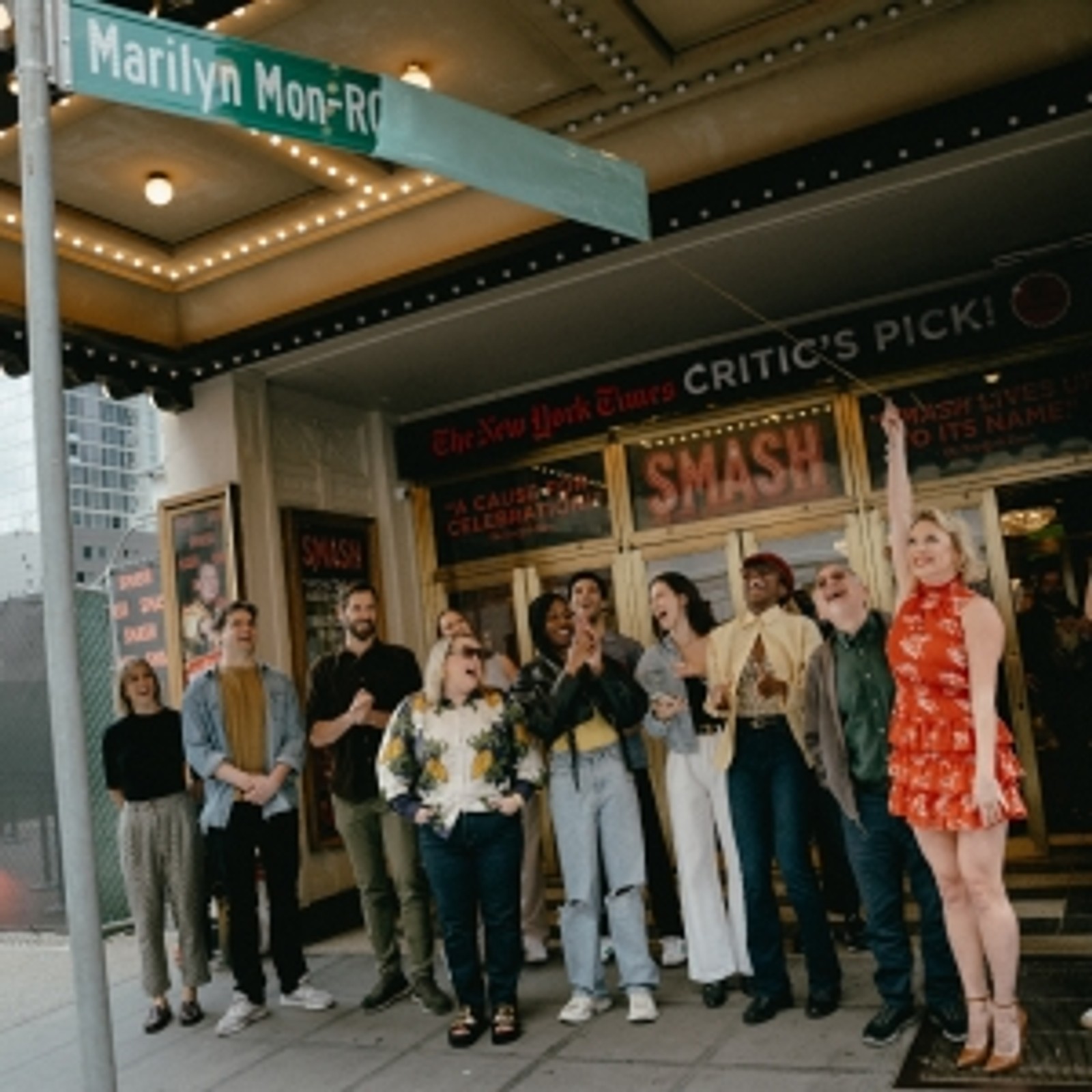 Photos: SMASH Cast Celebrates Marilyn Monroe's 99th Birthday