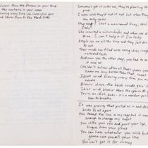 Photos: Bob Dylan's BLOOD ON THE TRACKS Lyrics Sell for $290,404 at Auction