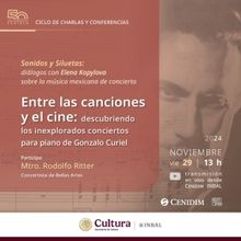 El Cenidim Aborda La Segunda Sesión De Charlas Y Conferencias Sonidos Y Siluetas Sob