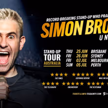 Simon Brodkin to Bring UNLEASHED Tour to Australia