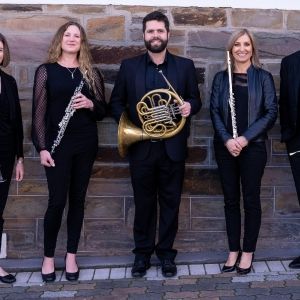 Windsong Quintet and Ocean Winds Go to the Cinema in Victor