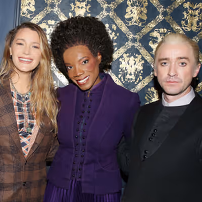 Photos: Blake Lively Visits Tom Felton at HARRY POTTER AND THE CURSED CHILD