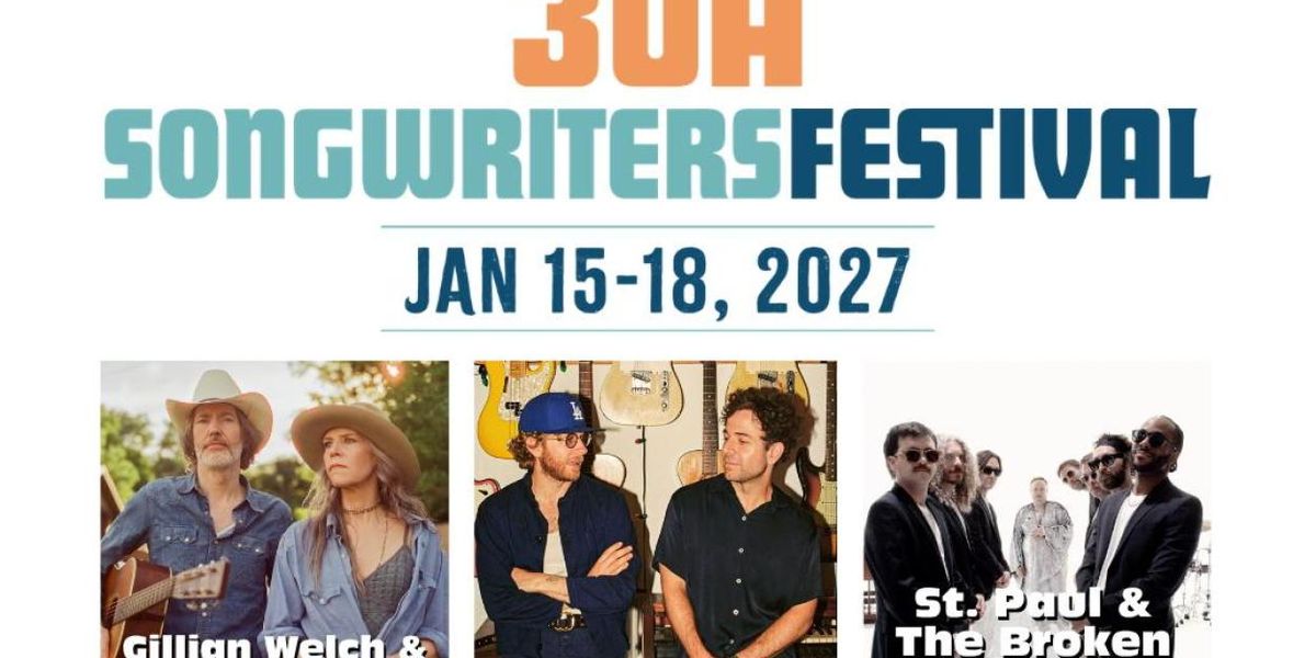 30A Songwriters Festival to Bring GILLIAN WELCH & DAVID RAWLINGS, LARKIN POE