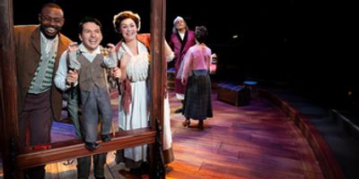 Cast Set for EBENEZER SCROOGE'S BIG SAN DIEGO CHRISTMAS SHOW at The Old Globe Photo