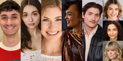 Full Cast Set for DRACULA: A COMEDY OF TERRORS at Lazy Susan Theatre Co. Photo