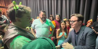 Nathan Lane Visits BergenPAC To Celebrate Student Cast Of SHREK THE MUSICAL Photo