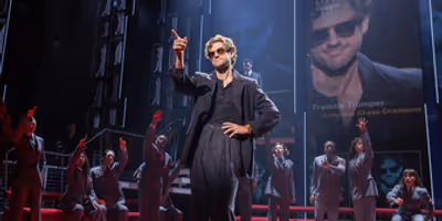 Photos: See Aaron Tveit, Lea Michele & Nicholas Christopher in CHESS on Broadway Photo