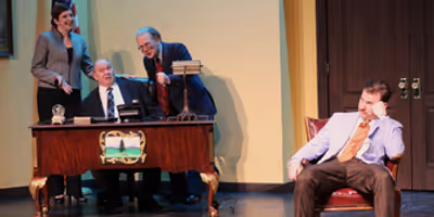 Political Satire THE OUTSIDER Celebrates Democracy in Farmington Hills, Michigan this Febr Photo