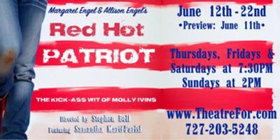 Review: BUT RED HOT PATRIOT – THE KICK-*SS WIT OF MOLLY IVINS at TheatreFor Photo