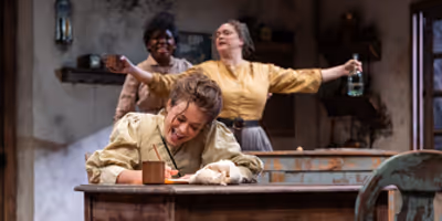 Review: LET.HER.RIP. at Stages Houston Photo