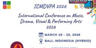 The International Conference on Music, Drama, Visual & Performing Arts 2026 Set For Bali Photo