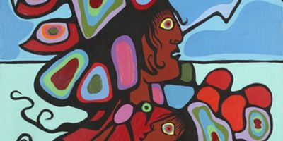 The Whyte Presents 'The Ancestors Are Talking: Paintings By The Indigenous Seven' Photo