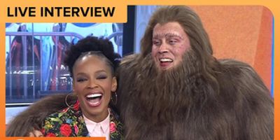 Video: Grey Henson Shows Up in BIGFOOT! Costume for TODAY Visit Photo