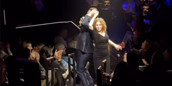 Bernadette Peters Dances With Jonathan Groff at JUST IN TIME