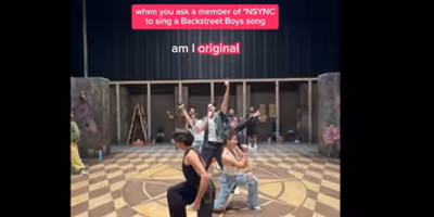 Video: *NSYNC's Joey Fatone Sings Backstreet Boys at & JULIET National Tour Soundcheck in  Photo