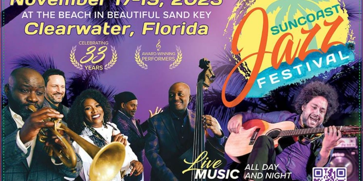33rd Annual Suncoast Jazz Festival on Clearwater's Sand Key Returns in November  Image