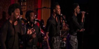 วิดีโอ: Treston J Henderson, Jay Copeland, Eric Shawn, & Terrence Williams Jr ร้องเพลง 'On Broadway' ที่ 54 Below