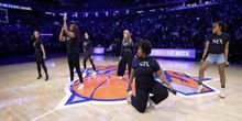 Broadway на матче Knicks: смотрите все хафтайм-шоу Broadway Photo